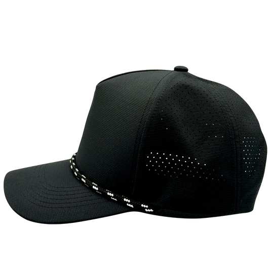 black pro rope hat profile transparent