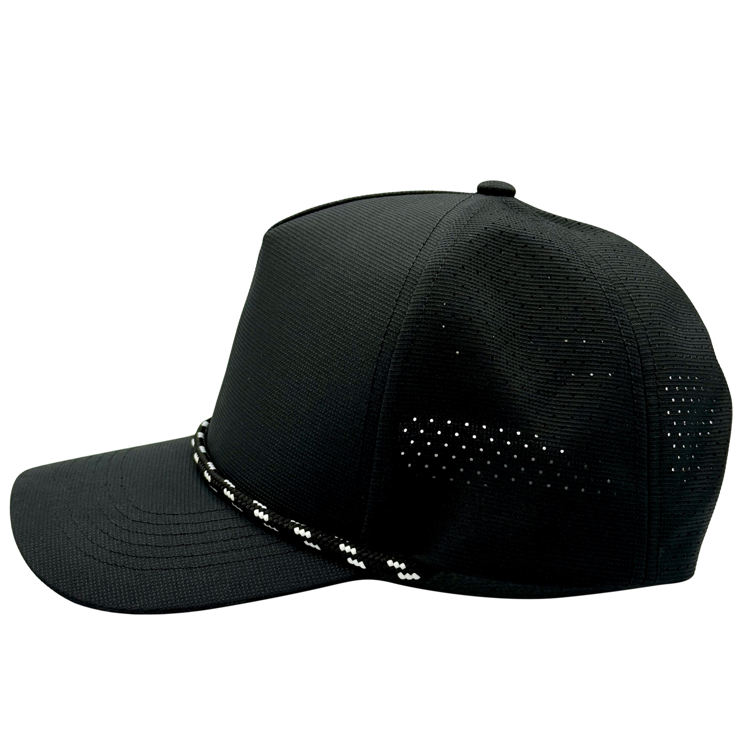 black pro rope hat profile transparent