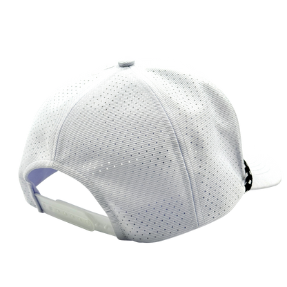 white pro rope hat back transparent